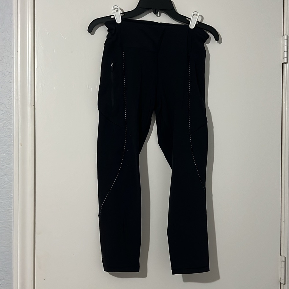Lululemon Athletica Black Leggings Luxurious Velvet